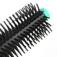 thumbnail image 2 of Uxcell Plastic Handle Round Barbers Salon Styling  Hair Brush Comb Green 2Pcs, 2 of 2