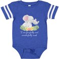 thumbnail image 3 of Inktastic I Am Fearfully and Wonderfully Made Elephants and Flowers Boys or Girls Baby Bodysuit, 3 of 5
