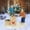 two man, variant on Villages House FigurinesTable Decor Home with LED Holiday Ornaments Vacation Figurine Statue