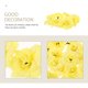 thumbnail image 2 of 50pcs Cabezas de flores de Stapelia de seda sintética artificial Home Garden Party Decor (Amarillo), 2 of 6