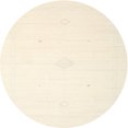 thumbnail image 1 of Ahgly Company Machine Washable Indoor Round Contemporary Peach Beige Area Rugs, 5' Round, 1 of 7
