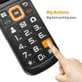 thumbnail image 5 of UNIWA V909T Dual Screen 2.8inches 4G Flip Cellphone Big Push-Button 2250mAh FM Radio Feature Phone for Elderly, 5 of 23