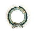 thumbnail image 2 of Guiexla Hand Knitted Cat Collar with Button Design Cute Bow Decoration Soft Comfortable Necklace Cat Collar, 2 of 8