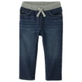 thumbnail image 3 of The Children's Place Baby & Toddler Boys Pull-On Straight Fit Jeans, Sizes 6M-5T, 3 of 4