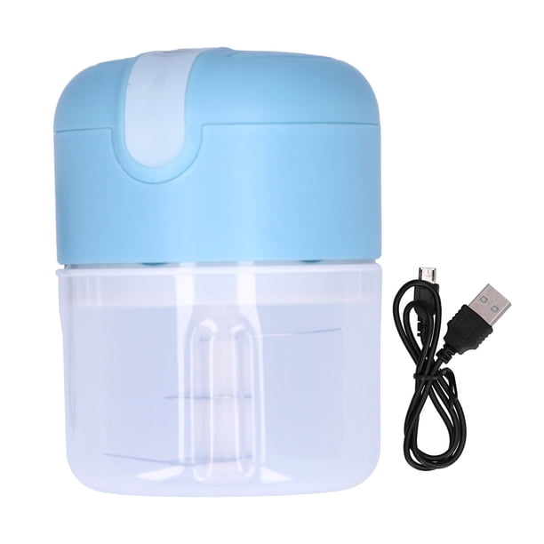 Machacador de ajo eléctrico de 250 ml, mini picador de ajo recargable, procesador de alimentos para pimienta, chile, frutas, verduras y carne.