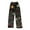 Black, variant on Women's Christmas Printed Plush Pants, Full Length Long Trousers for Winter Casual Wear, Soft and Warm Fleece Material with Festive Design for Women,Black,L