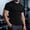 Black, variant on WIZUTIZ Men's Compression Shirts Short Sleeve Athletic Workout T-Shirt Running Tops Cool Dry Active Gym Undershirt