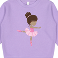 thumbnail image 3 of Inktastic African American Ballerina, Ballet Girl, Pink Tutu Toddler Sweatshirt, 3 of 4