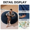 thumbnail image 5 of Bean Bag Chair 4FT,  Large Memory Foam Filled Chair for Adults and Teens, Soft Sofa with Removable Flannel Cover, Round Couch for Living Room Bedroom College Dorm, 5 of 8