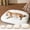 White, variant on Dog Bed MatsDog Mat Kennel All Season Soft Floor Mat Mattress Detachable Washable Keep Warm In Winter Fixed Inner Pad Pet Products