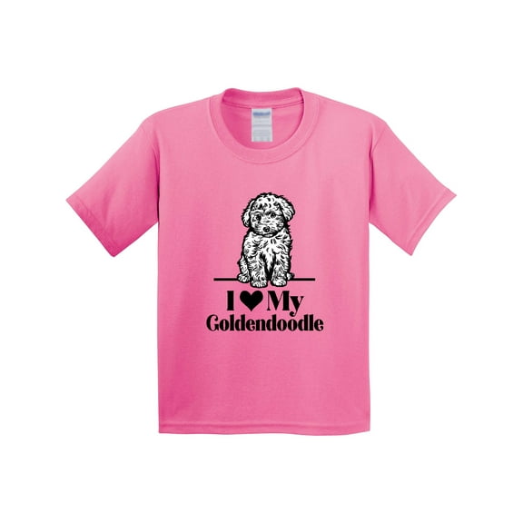 Inktastic I Love My Goldendoodle Dog Youth T-Shirt