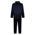 thumbnail image 6 of Pajamas for Women Set Button down Satin Silk Sleepwear Sets Long Sleeve V Neck Loungewear Long Pants Nightwear, 6 of 7