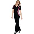 thumbnail image 2 of Allure by White Cross Women's V-Neck Side Panel Solid Scrub Top, 2 of 3