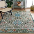 thumbnail image 3 of SAFAVIEH Madison Lanford Vintage Geometric Area Rug, Green/Beige, 8' x 10', 3 of 9
