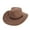 Tan, variant on Rocky Wool Felt Cowboy Hat – Classic Western Fedora with Wide Brim, Windproof, UPF 50+ for Men and Women