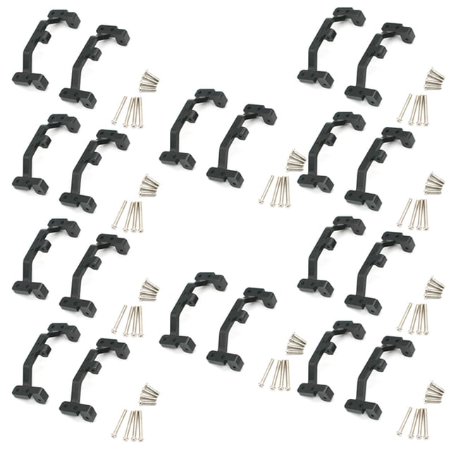 20X Soporte de Asiento con Base de Varilla de Tracción de Metal para Mn D90 D91 D99S Mn90 Mn99S Negro