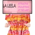 thumbnail image 2 of HAPPY BAY Women's Summer Loungewear Casual Kaftan Beach Cover Up Slit Dress Maxi Dresses Caftans for Women 2X-3X Ruby, Palm Tree, 2 of 5