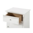 thumbnail image 3 of Lzzy 1-Drawer White Nightstand (25"H x 15"W x 19"D), 3 of 6