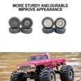 thumbnail image 3 of Tholdsy RCGOFFLOW Llantas duraderas para 1/24 FMS FCX24 Crawler RC accesorios de coche Kits de construcción modelo Negro, 3 of 6