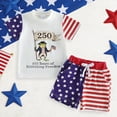 thumbnail image 2 of KPOPLK Toddler Kids Baby Boy Clothes Summer 1T 2T 3T 4T 5T Boys Outfit Short Sleeve Shirt Top Camouflage Shorts Set(2-3 Years,White), 2 of 7