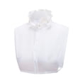 thumbnail image 1 of Corbatas desmontables, cuello simulado, elegante cuello con volantes, media camisa, blusa, corbatas es, corbatas falsas para suéter, camiseta,, 1 of 8