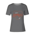 thumbnail image 4 of Lilgiuy Mother's Day Shirts for Women Mom Shirts Mama Shirts Gift Casual Short Sleeve Heart Graphic Tee Tops for Casual Wear(Gray,S), 4 of 4