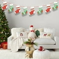 thumbnail image 4 of Tainini Christmas Banners Flags Hanging Bunting Garland Christmas Door Wall Window Hanging for Home Office Hotel Party Scene Decor Tainini, 4 of 6