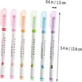 thumbnail image 3 of 6-Color Flower Outline Markers, Dual-Tip Brush Pens for Adult Coloring Books Clearance - Goohae, 3 of 8