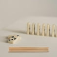 thumbnail image 6 of Masteelf Wooden Domino Racks Domino Trays Holders Organizer 7.4 Inch Mirror Letters Tile Holder For Mexican Train Mahjong Block, 6 of 7