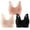 Black+orange red+light pink, variant on Women's Wire-Free Sleep Bra 3-Pack, U-Back, Super Stretchy for Night Comfort S-XL