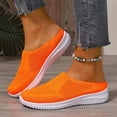 thumbnail image 2 of ibiyuan Orthopedic Shoes for Women Adjustable Upper Women's Walking Shoes Mesh Knitted Closed Toe on Casual Sneakers for Women Comfortable Hands-Free Platform Mary Janes Soft Shoes, 2 of 5