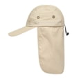 thumbnail image 2 of Eoperou Peaked Hat Unisex Breathable Space-saving Washable Foldable Portable Baseball Hat Neck Protection Camping Climbing Hat for Travel, 2 of 8
