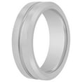 thumbnail image 2 of Men's Tungsten 8MM Grooved Comfort Fit Wedding Band by Brilliance Fine Jewelry - Mens Ring, 2 of 4