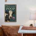 thumbnail image 3 of Noete Poop Cow Metal Tin Sign Funny 12x16 Inch Bathroom Wall Art Decor for Cafe, Living Room, Kitchen & Home Rustic Farmhouse Plaque Gift, 3 of 8