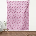 thumbnail image 3 of Ambesonne Floral Fabric by the Yard Upholstery, Blooming Romantic Garden Art, 5 Yards, Hot Pink Grey Pink, 3 of 4