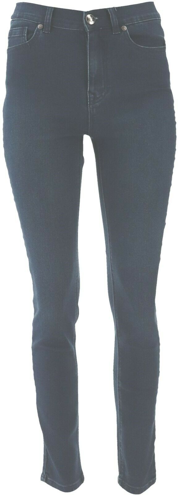 DG2 Diane Gilman Virtual Stretch Skinny Jean BLACK 6 Tall NEW 560-464