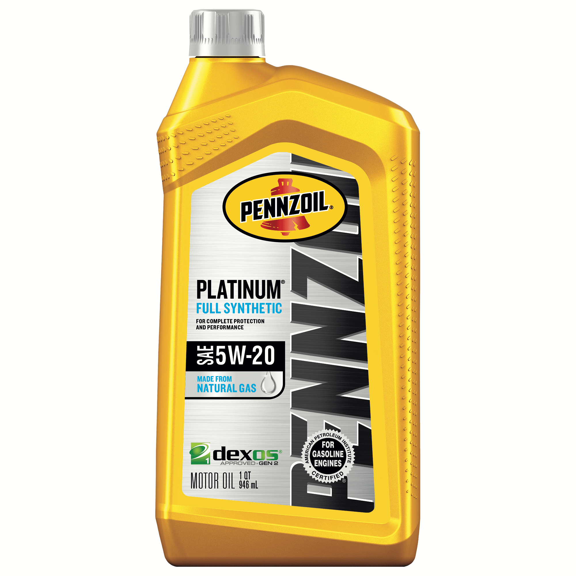 Pennzoil Platinum Full Synthetic 5W-20 Motor Oil, 1-Quart