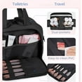 thumbnail image 4 of Elouva Toiletry Bag, Elouva Makeup Bag, Large Capacity Wide-Open Travel Cosmetic Bags for Women, 4-in-1 Multi-Functional Lightweight Waterproof Organizer Bags with Handle for Accessories, 4 of 9