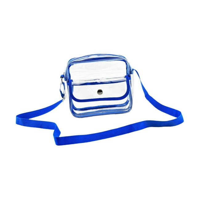 Bolsa transparente para estadios Yinane PVC impermeable 21 cm x 6 cm x 19 cm