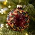 thumbnail image 6 of YIMWNYI 2Pcs Hand Painted Glass Christmas Decorations, Christmas Tree Pendant, Window Ornaments, Exquisite Holiday Decor, Unique Handmade Glass Balls, Elegant Festive Accessories, 6 of 6
