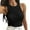 Black, variant on CFLVAEK Tank Tops for Women Ribbed Round Neck Fit Shirts Casual Sleeveless Summer Vacation Tank Top Solid Color Basic Shirt Beige M