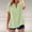 Womens Tops Plus Size-Mint Green, variant on Homenesgenics Tops for Women Plus Size Summer Cotton-Linen Blend Shirt Short Sleeve V-Neck Shirt Solid Color Comfortable Top Black S
