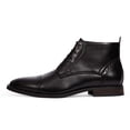 thumbnail image 2 of Botas de Vestir para Hombre Bruno Marc con Punta Cap Toe y Cordones en Negro, 2 of 7