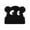 Black, variant on ZQUUVOU Women's Cute Dog Plush Hat with Big Eyes Ear Protection Knit Beanie Lovely Slouchy Plush Snow Cap Gray