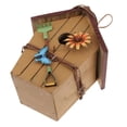 thumbnail image 4 of 3x Country Cottages wooden bird House Hanging Birdhouse Condo Jardín Decoración Cola Casas de pájaros decorativas al aire libre, 4 of 8