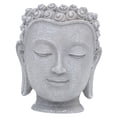 thumbnail image 4 of Maceta decorativa con forma de cabeza de Buda, organizador de regalos budista, figura para maceta de exterior Altura 112 cm, 4 of 8