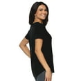 thumbnail image 2 of So Smooth Modal Scoop Neck Tee | Felina (Black, Small), 2 of 2