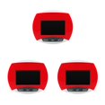 thumbnail image 2 of Soidarity Contador de pasos electrónico para caminar con pantalla LCD Contador de calorías Pequeño podómetro digital Fitness Jogging Rojo 3piezas, 2 of 6