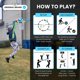 thumbnail image 4 of Aro de baloncesto portátil Halo Ball, altura ajustable para exteriores, 4 of 8