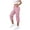 Pink, variant on cocolona Womens Casual Capri Cargo Pants Elastic Waist Drawstring Wide Leg Outdoor Hiking Cropped Pants with Pockets